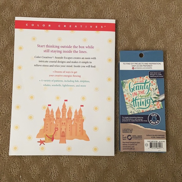 Seaside Escapes Coloring Bundle. - Picture 2 of 9